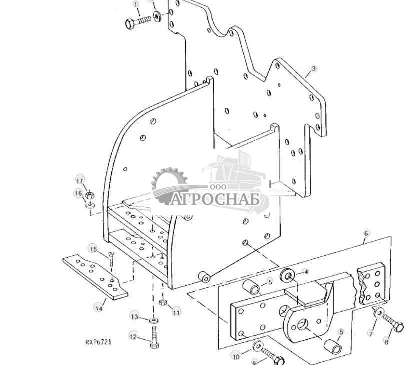 DRAWBAR SUPPORT HITCH 